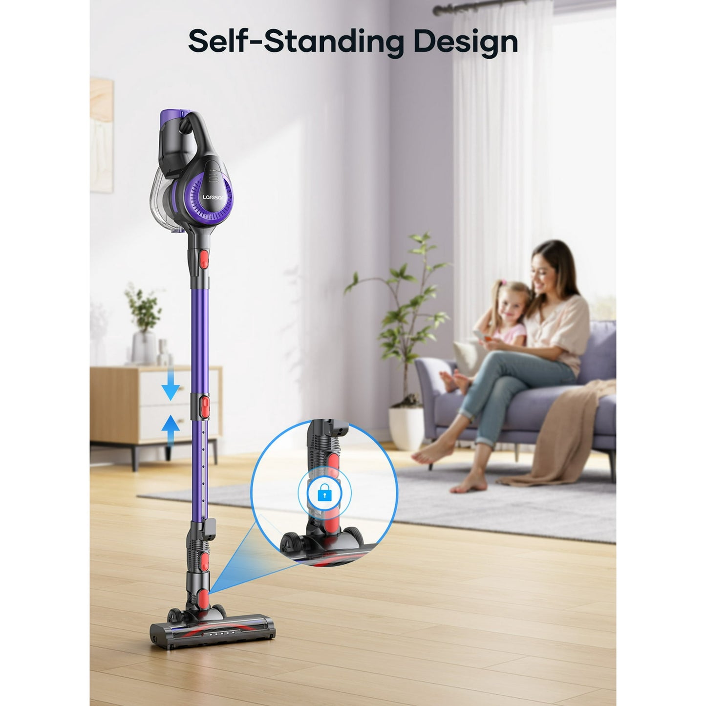 Laresar V10 Cordless Stick Vacuum Cleaner