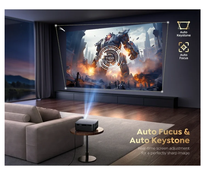 PUTRIMS Smart TV Projector