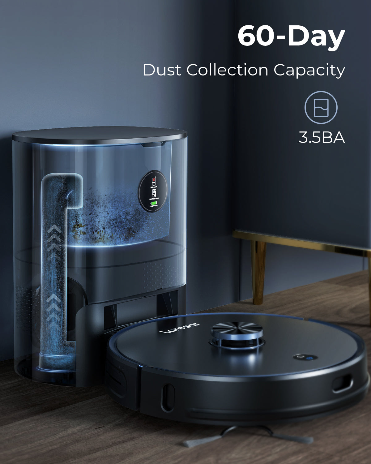 Laresar L6 Pro Self Emptying Robot Vacuum and Mop Combo
