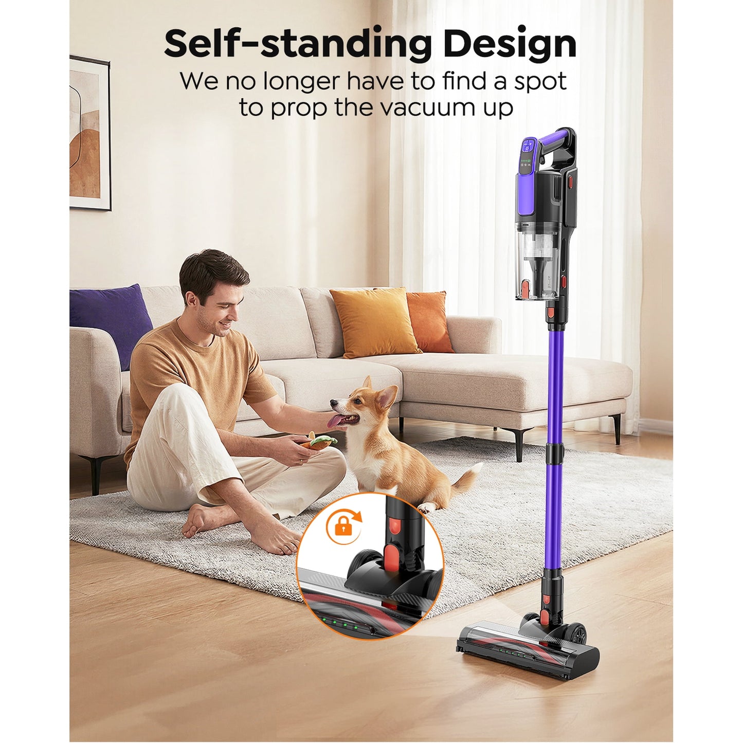 Buture VC100 Cordless Stick Vacuum Cleaner