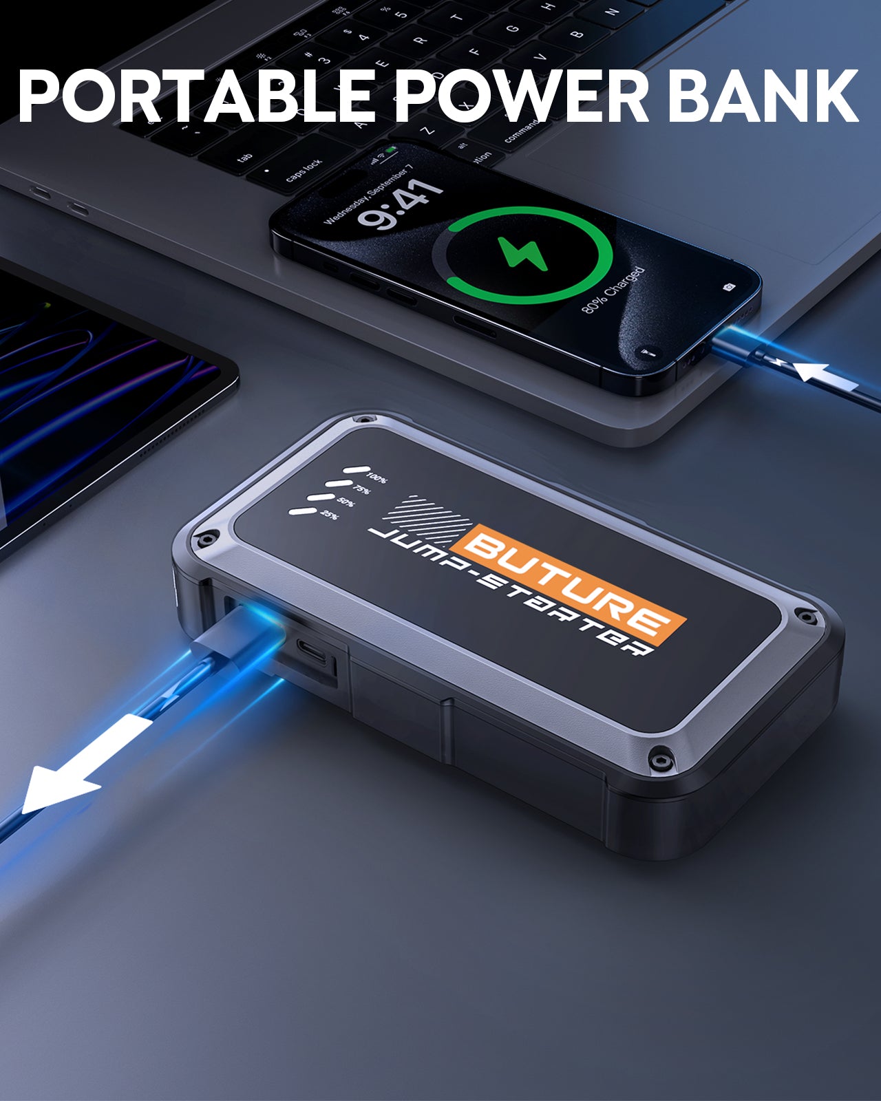 BUTURE Car Battery Jump Starter beta08