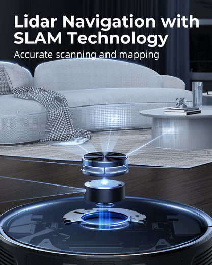 Laresar L6 Pro Self Emptying Robot Vacuum and Mop Combo