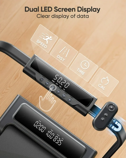 Toputure TP4 Treadmill, 2.5HP Walking Pad, 2 in 1 Under Desk Treadmill