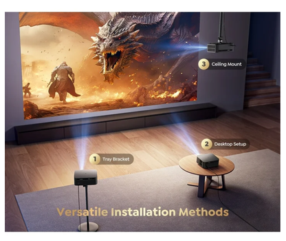 PUTRIMS Smart TV Projector