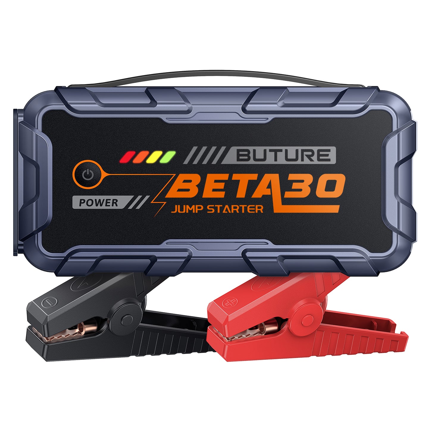 BUTURE 6000A Jump Starter, 26800mAh Portable Car Battery Booster for All Gas & 12L Diesel, 800LM LED Light, 18W Fast Charge Power Bank with Heavy Duty Jumper Cables