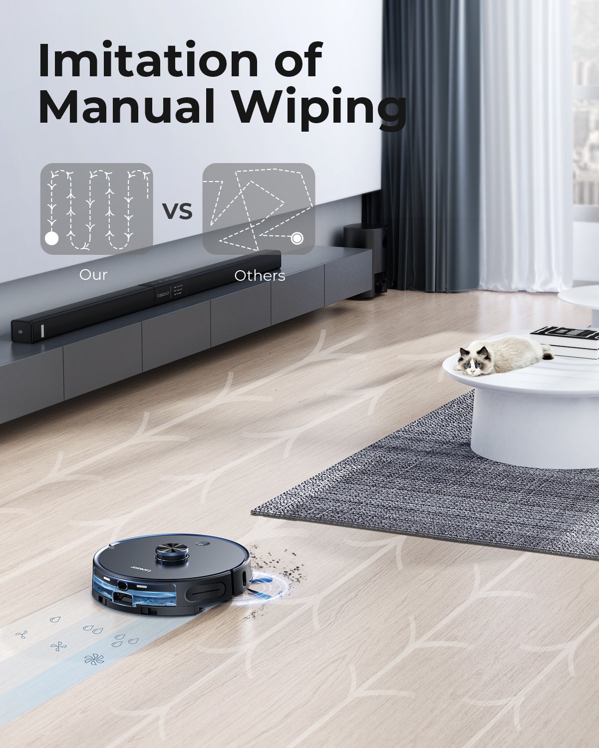 Laresar L6 Pro Self Emptying Robot Vacuum and Mop Combo