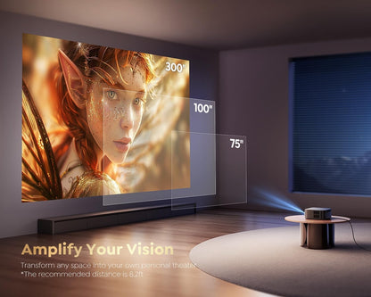 PUTRIMS Smart TV Projector