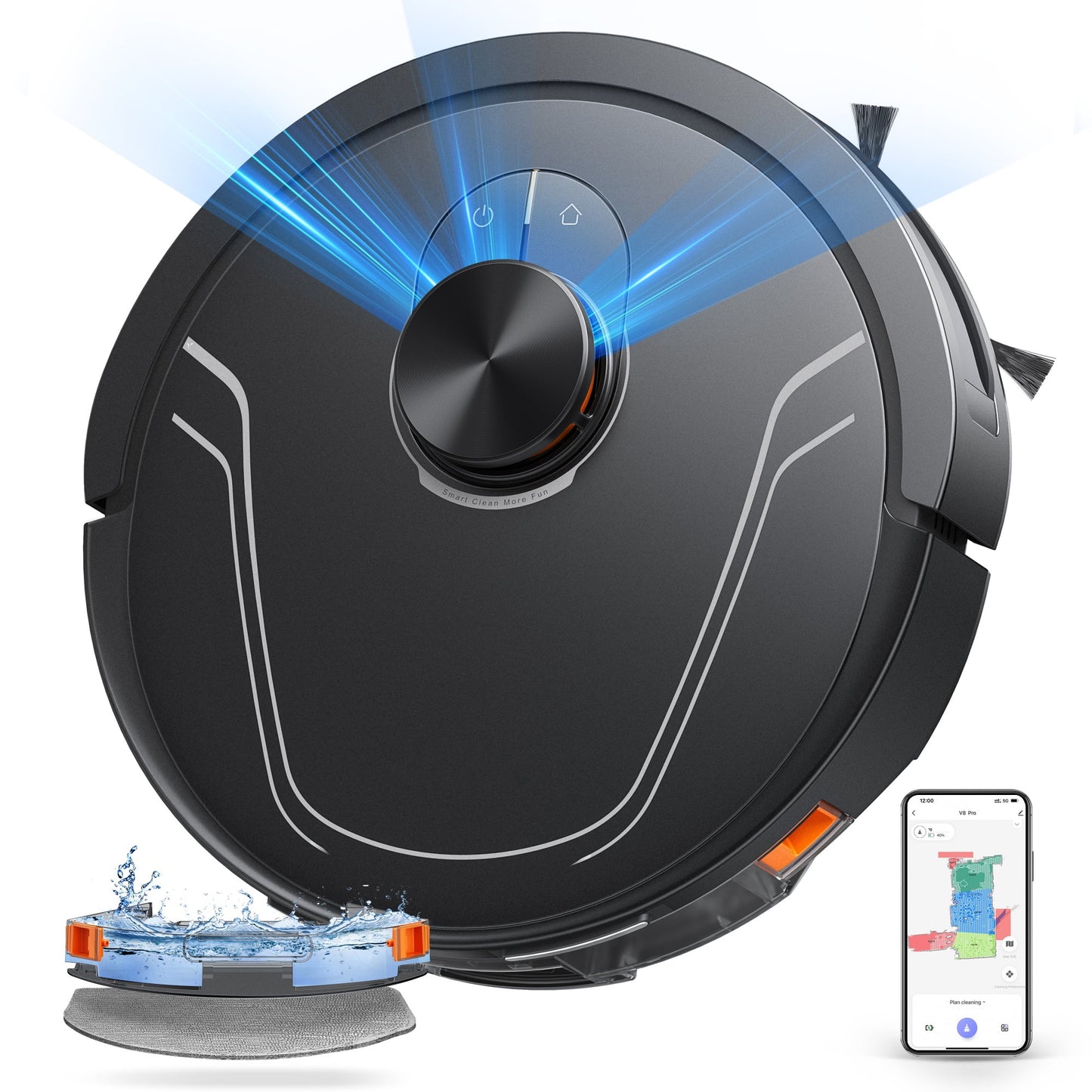 Honiture V8P Robot Vacuum Cleaner
