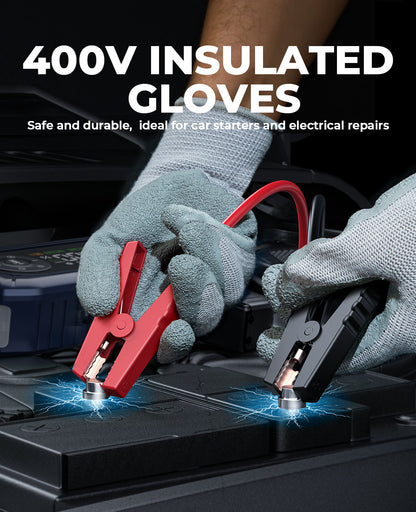 Car jump starter 5000A 26800mAh(All Gas/10L Diesel) Powerful Portable Jump Box with Fast Charge, Extended Cables, and Lights