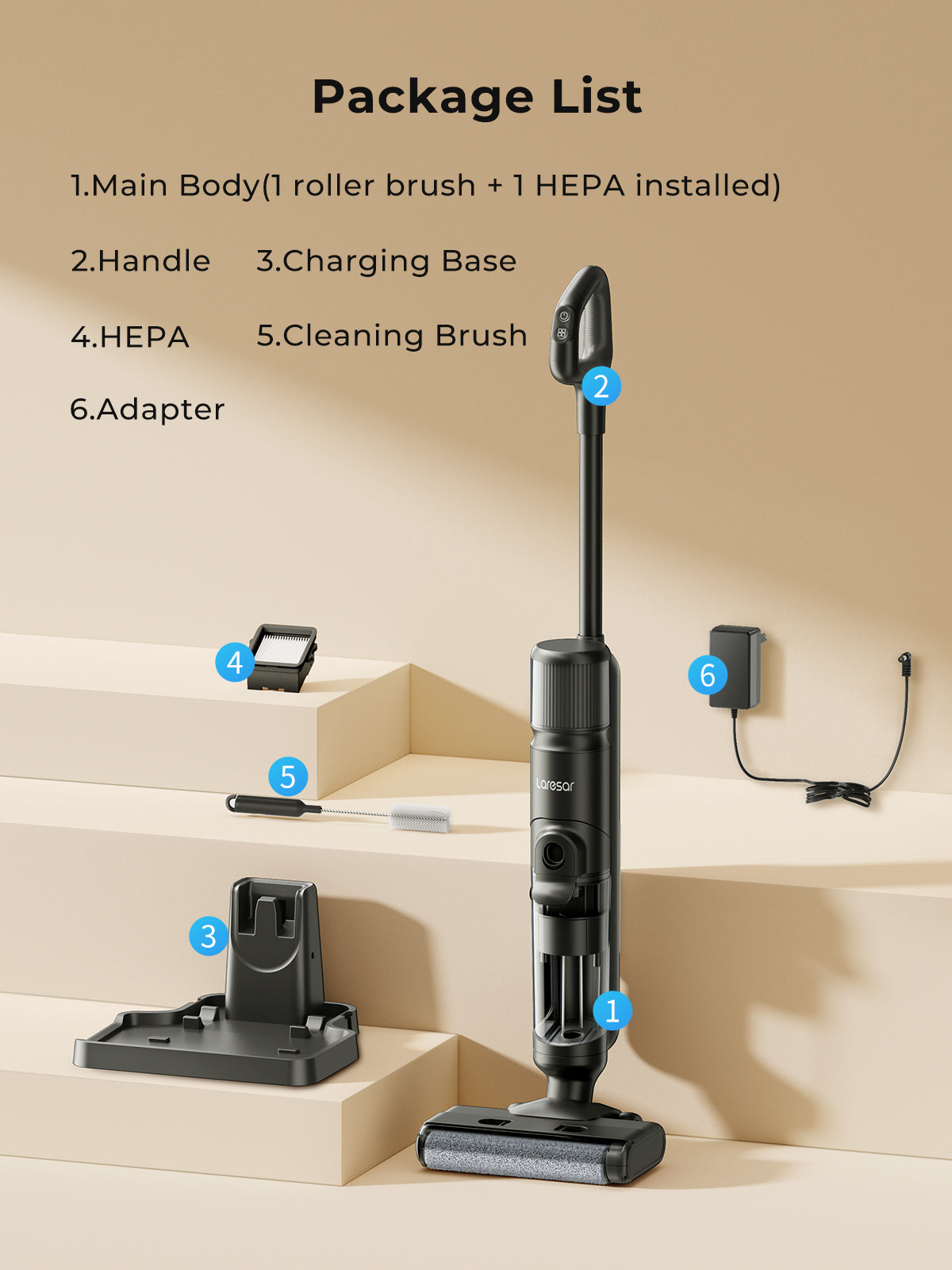 Laresar M3 Cordless Floor Washer