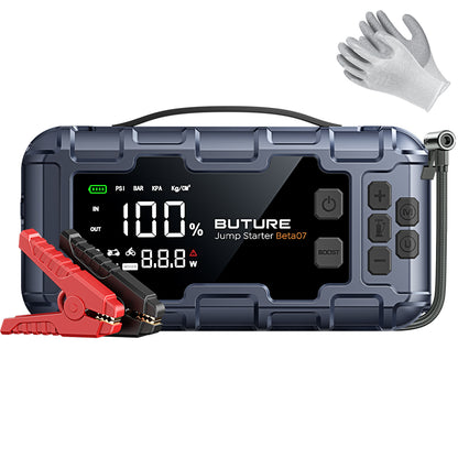 BUTURE 6000A Car Jump Starter with Air Compressor 160 PSI, 45W Charging Battery Booster
